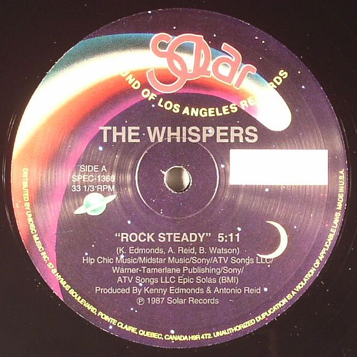 Rock Steady - Clear Purple Marbled Vinyl Single vinyl record cover