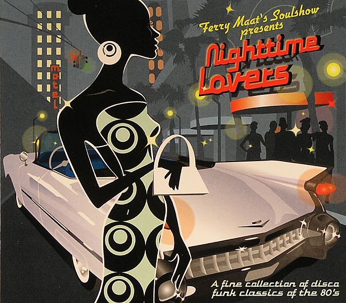 Ferry Maat's Soulshow Presents Nighttime Lovers: A Fine Collection Of Disco Funk Classics Of The 80's - 2CD CD cover