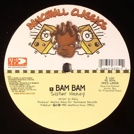 Bam Bam (Stalag Riddim) - Vinyl Single vinyl record cover