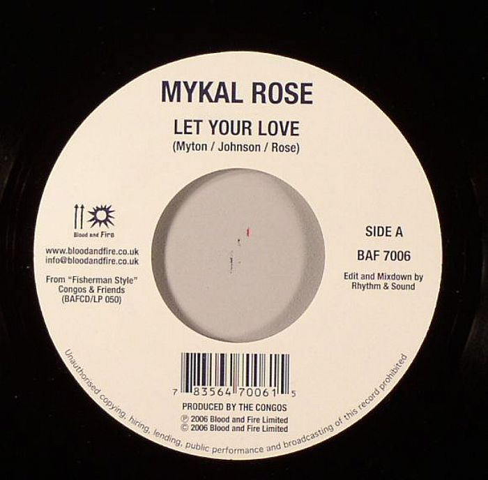 Let Your Love - Vinyl Single vinyl record cover