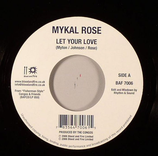 Let Your Love - Vinyl Single vinyl record cover