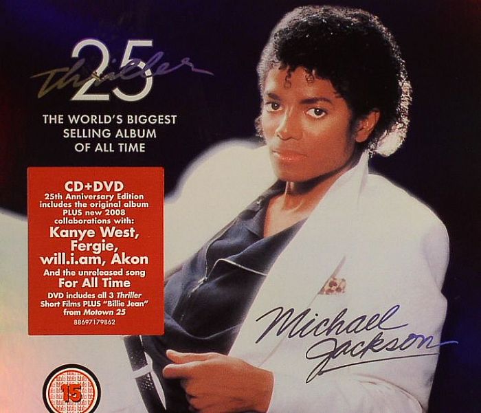Thriller - 25th Anniversary Edition CD + DVD CD cover
