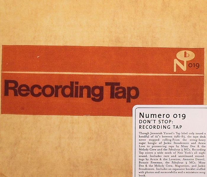 Don't Stop: Recording Tap - CD CD cover