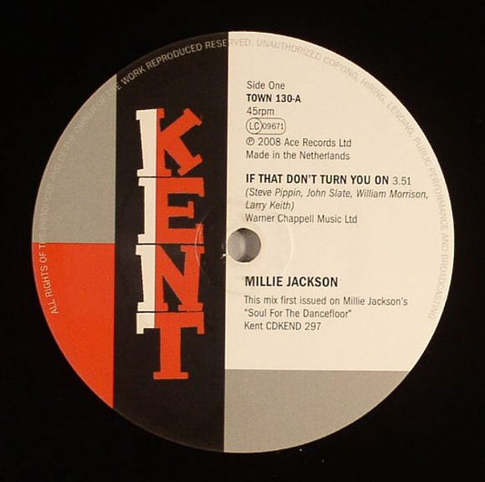 If That Don't Turn You On - Vinyl Single vinyl record cover