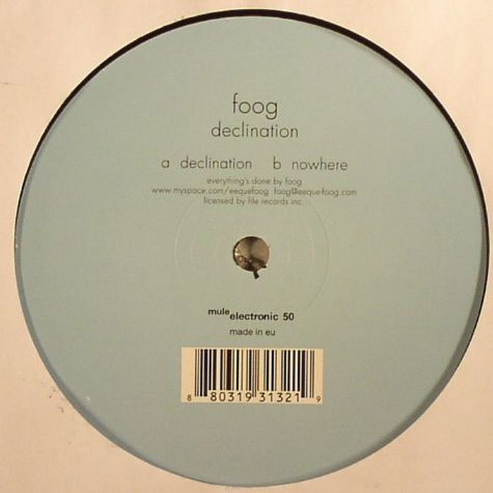 Declination - Vinyl Single vinyl record cover