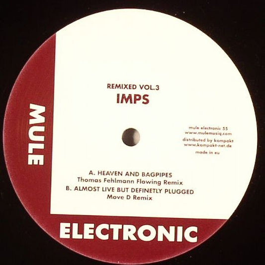 Remixed Vol 3 - Vinyl Single vinyl record cover