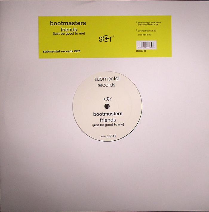 Friends (Just Be Good To Me) - Vinyl Single vinyl record cover