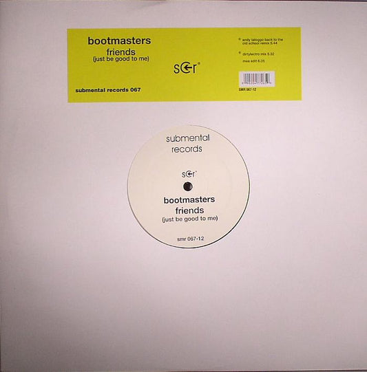 Friends (Just Be Good To Me) - Vinyl Single vinyl record cover