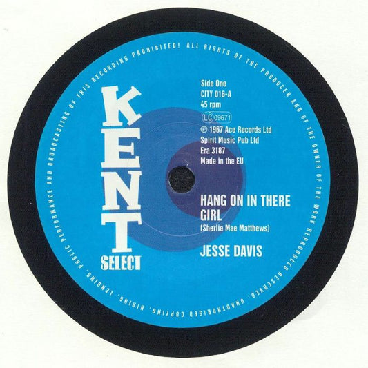 Hang On In There Girl - Vinyl Single vinyl record cover