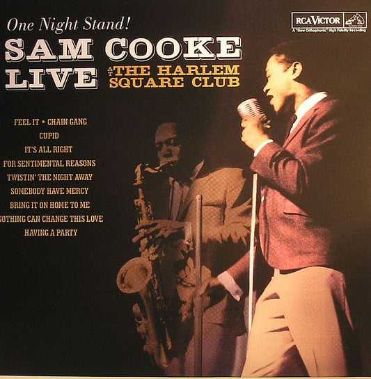 One Night Stand: Live At The Harlem Square Club - Vinyl LP vinyl record cover