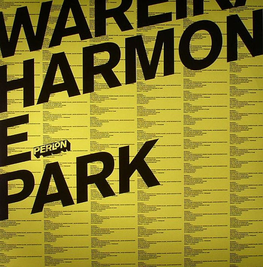 Harmonie Park - 2xLP vinyl record cover