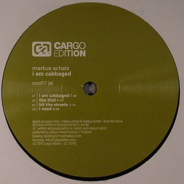 I Am Cabbaged - Vinyl 12 Inch vinyl record cover