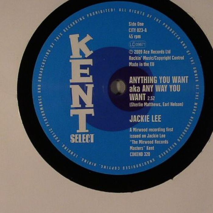 Anything You Want - Vinyl Single vinyl record cover