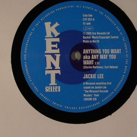 Anything You Want - Vinyl Single vinyl record cover