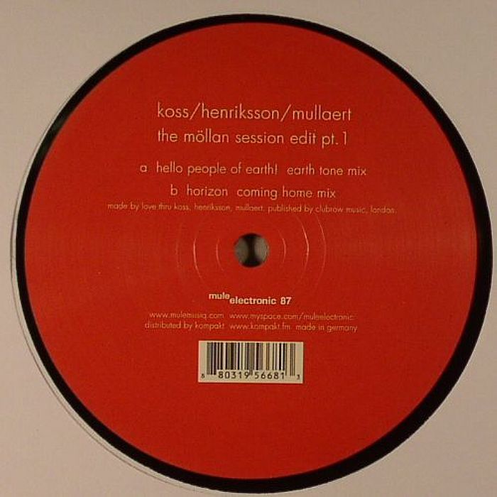 The Mollan Session Edit Part 1 - Vinyl Single vinyl record cover
