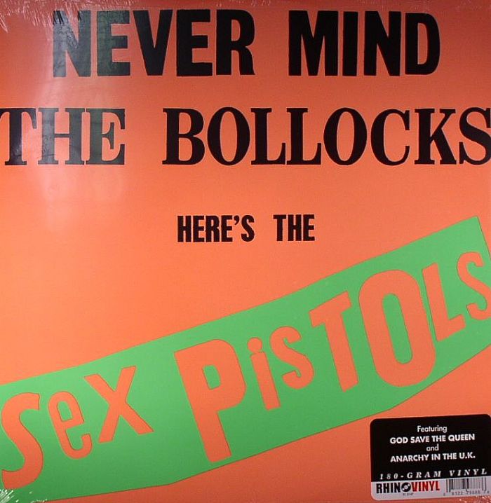 Never Mind The Bollocks Here's The Sex Pistols - Vinyl LP vinyl record cover
