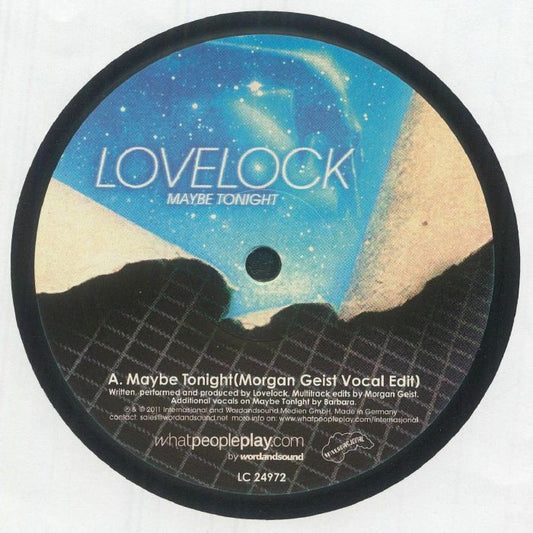 Maybe Tonight (Morgan Geist Edits) - Vinyl Single vinyl record cover