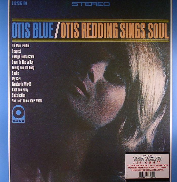 Otis Blue - Blue Vinyl LP vinyl record cover