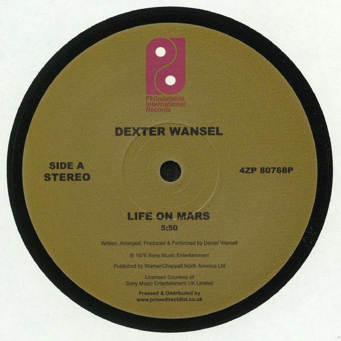 Life On Mars - Vinyl Single vinyl record cover