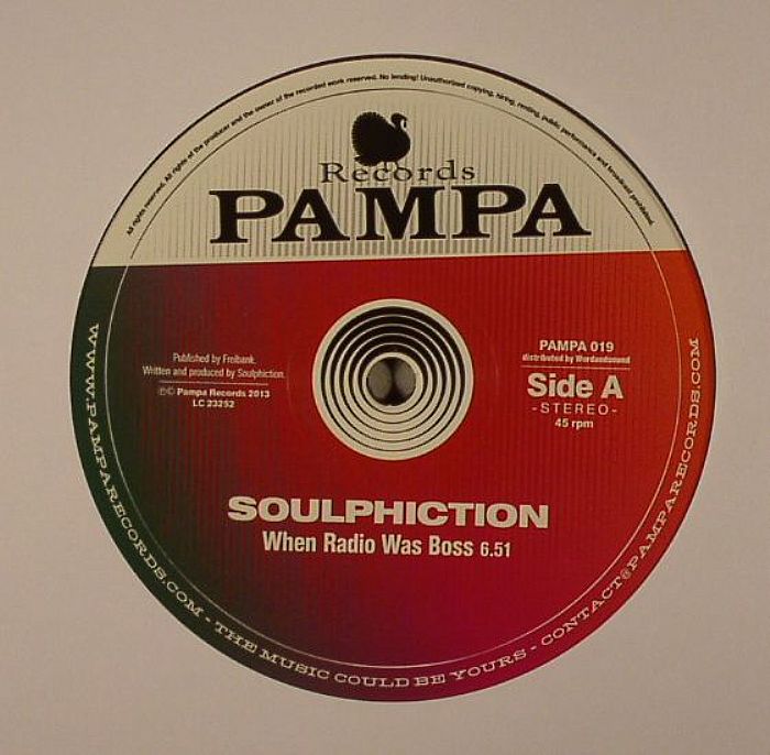 When Radio Was Boss - Vinyl Single vinyl record cover