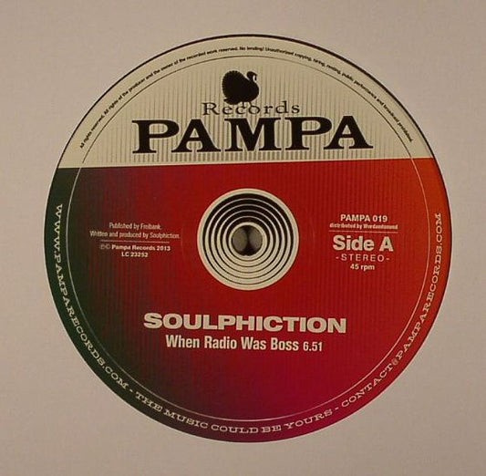 When Radio Was Boss - Vinyl Single vinyl record cover