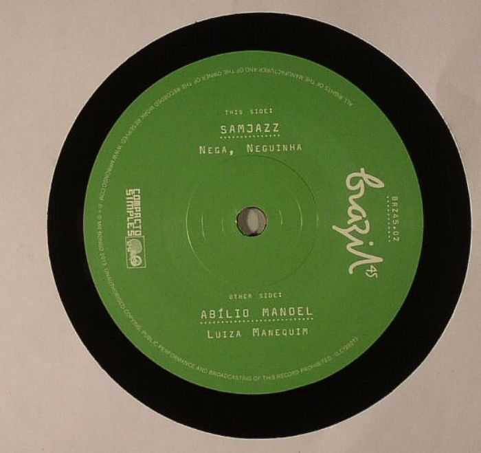 Nega Neguinha - Vinyl Single vinyl record cover