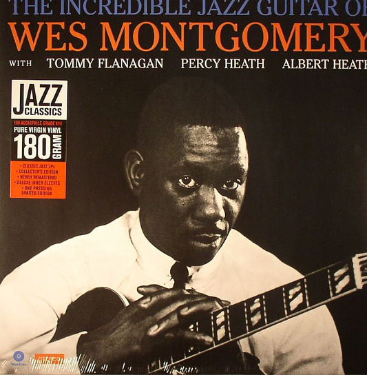 The Incredible Jazz Guitar Of Wes Montgomery - Remastered Vinyl LP vinyl record cover