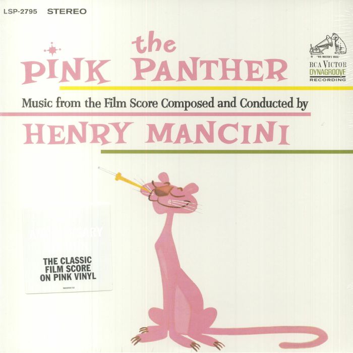 The Pink Panther (Soundtrack) - 50th Anniversary Pink Vinyl LP vinyl record cover