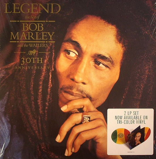 Legend: The Best Of Bob Marley & The Wailers - 30th Anniversary 2xLP vinyl record cover