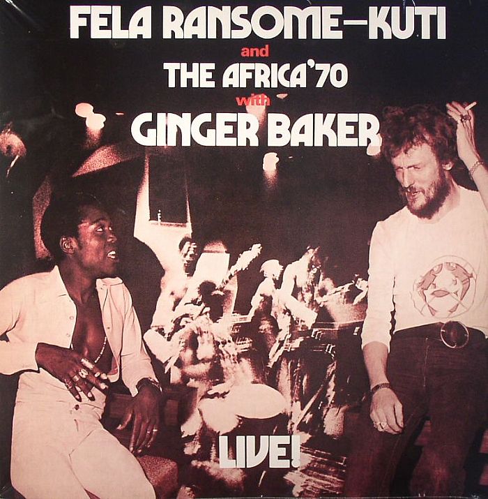 Fela With Ginger Baker Live! - Vinyl LP vinyl record cover