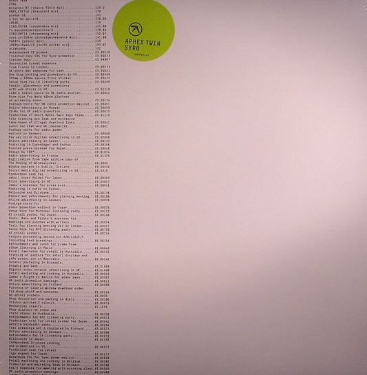 Syro - 3xLP vinyl record cover
