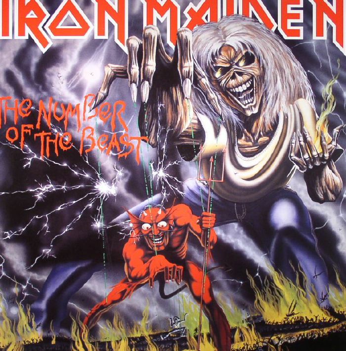 The Number Of The Beast - Vinyl LP vinyl record cover
