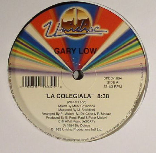 La Colegiala - Vinyl Single vinyl record cover