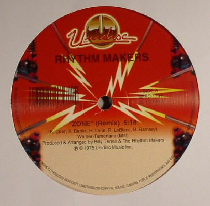 Zone - Vinyl Single vinyl record cover