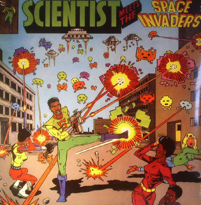 Scientist Meets The Space Invaders - Vinyl LP vinyl record cover
