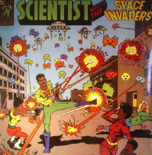 Scientist Meets The Space Invaders - Vinyl LP vinyl record cover