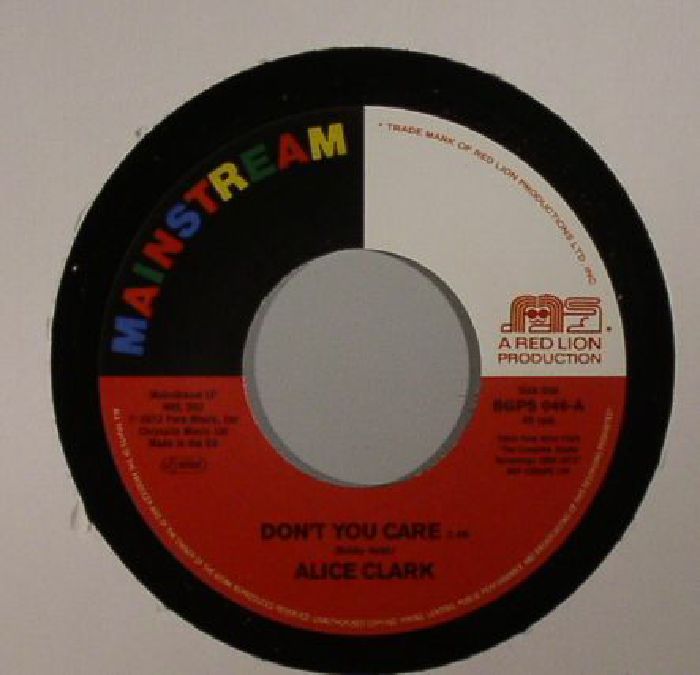 Don't You Care - Limited Edition Vinyl Single vinyl record cover