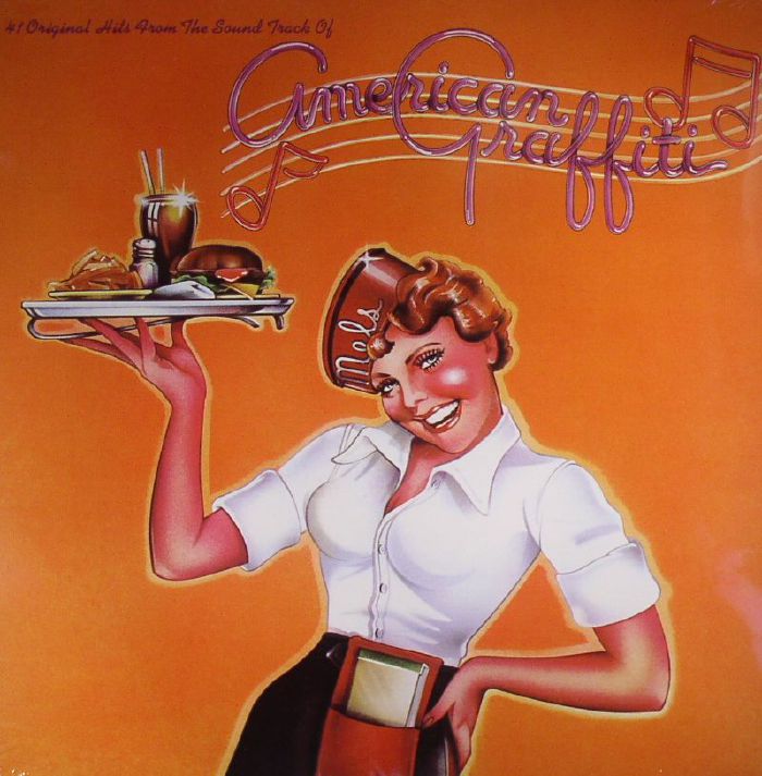 American Graffiti: 41 Original Hits (Soundtrack) - 2xLP vinyl record cover
