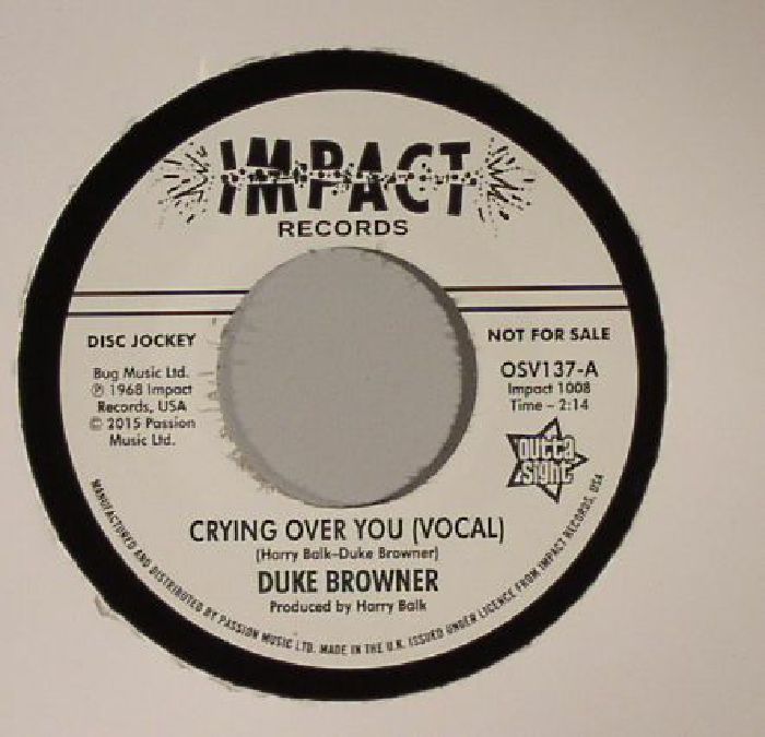 Crying Over You - Vinyl Single vinyl record cover