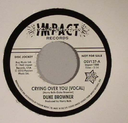 Crying Over You - Vinyl Single vinyl record cover