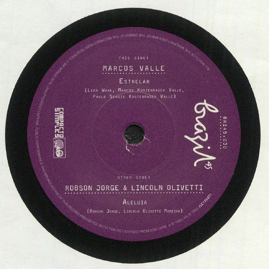 Estrelar - Limited Edition Vinyl Single vinyl record cover