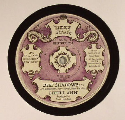 Deep Shadows - Vinyl Single vinyl record cover