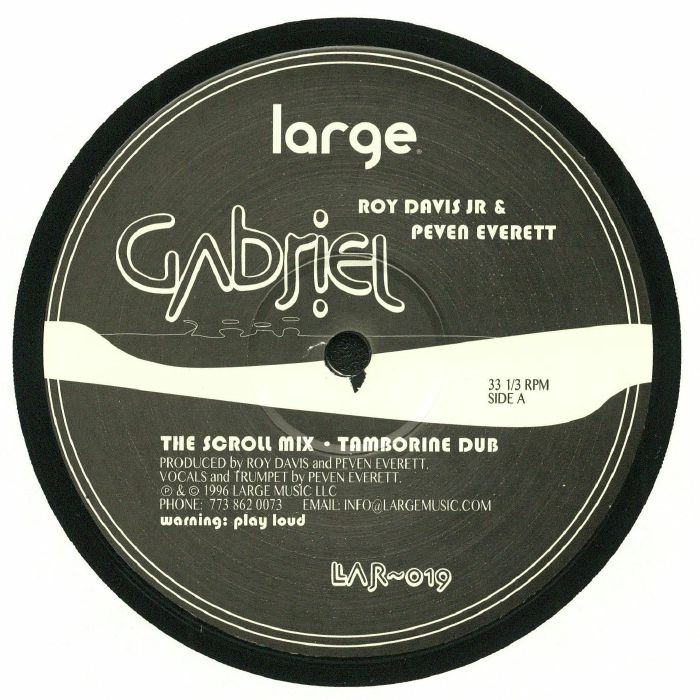Gabriel (remastered) - Vinyl Single vinyl record cover