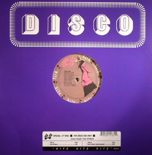 Out Of Work - Vinyl Single vinyl record cover