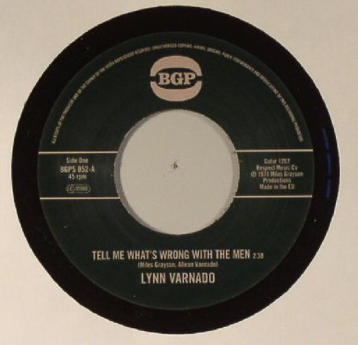 Tell Me What's Wrong With The Men - Vinyl Single vinyl record cover