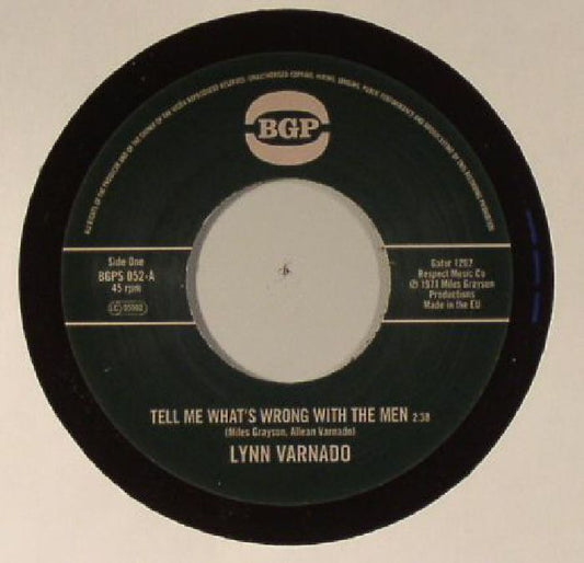 Tell Me What's Wrong With The Men - Vinyl Single vinyl record cover