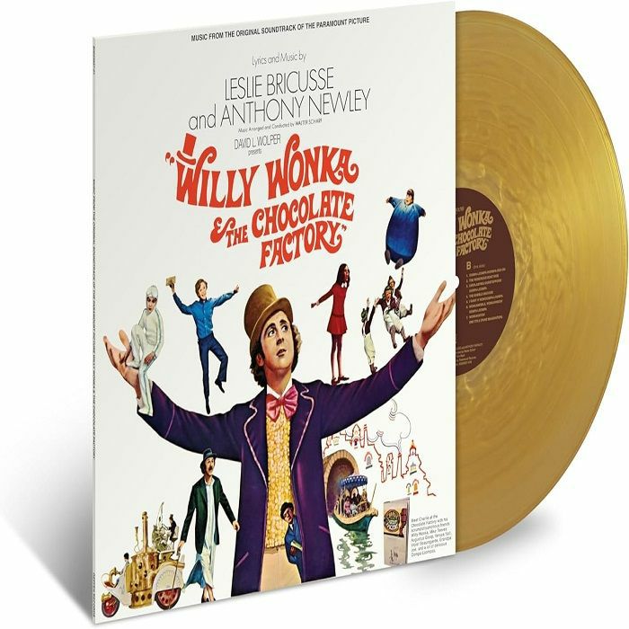 Willy Wonka & The Chocolate Factory (Soundtrack) - Gold Vinyl LP vinyl record cover