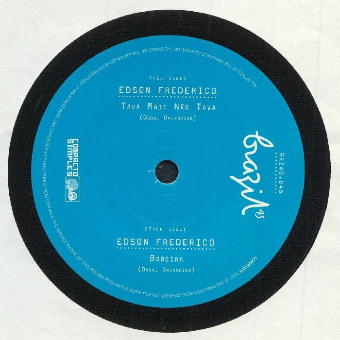 Tava Mais Nao Tava - Vinyl Single vinyl record cover