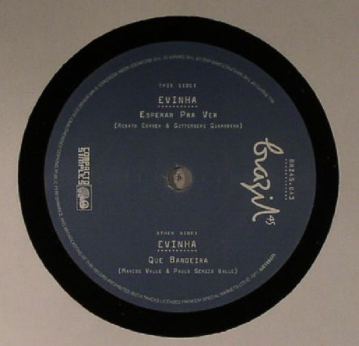 Esperar Pra Ver - Vinyl Single vinyl record cover