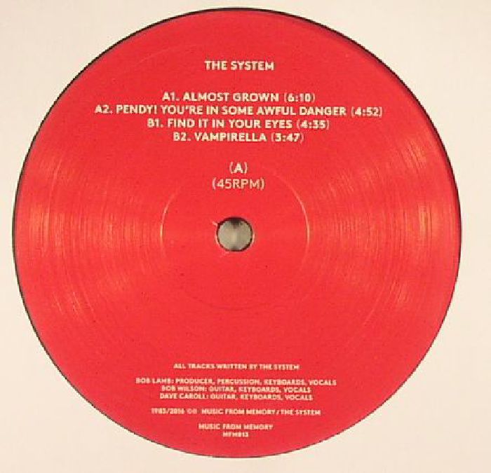 The System - Vinyl EP vinyl record cover